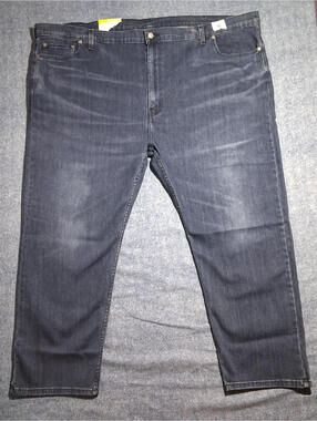 NWT Levi's 502 Men's 54x30 Big and Tall Flex Stretch Tapered Denim Blue Jeans